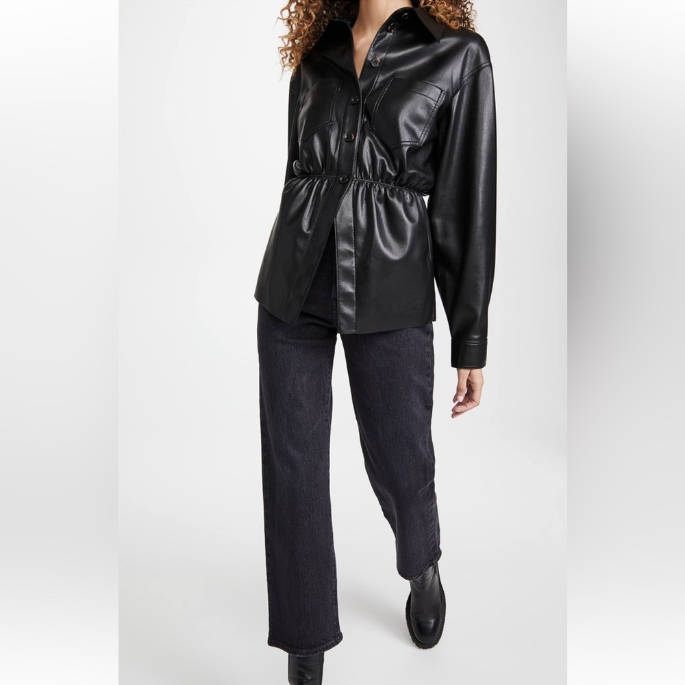 LAST CHANCE! Buttery soft Nanushka vegan leather top